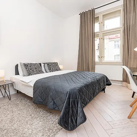 شقة Designer Touch 2-bedroom In Picturesque Area Goltsch Jenikau